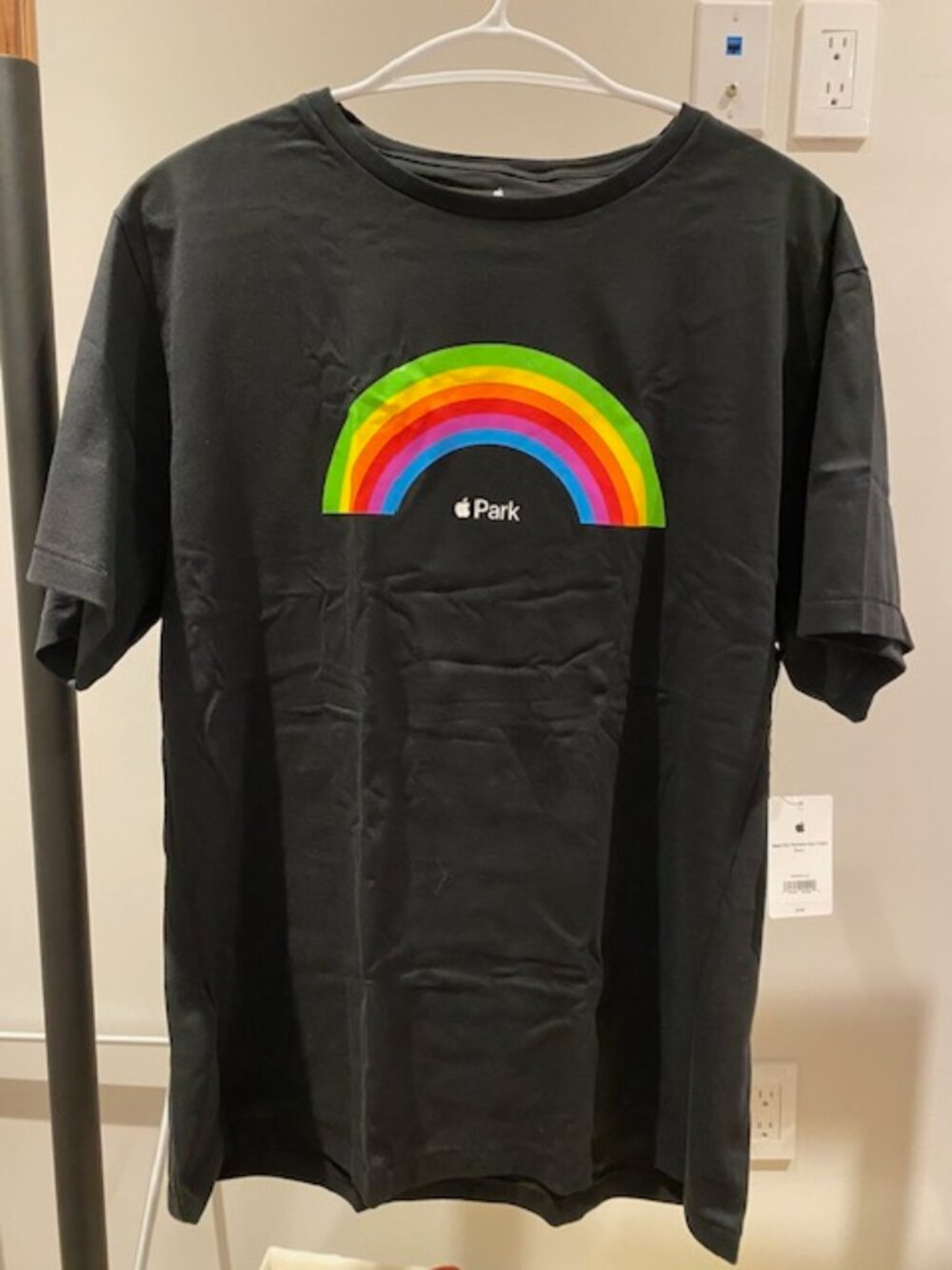 Brand new with tag !Apple Park Visitor Center rainbow t-shirt in size Large (L)